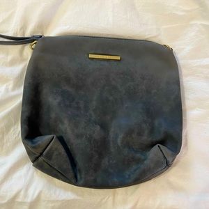 Steve Madden gray clutch purse